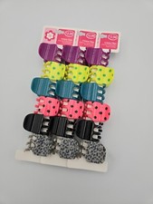 Multicolor Claw Hair Clip 3pack