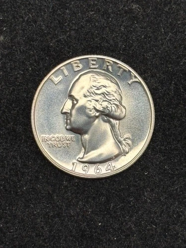 1964 Washington Silver Proof Quarter -- FINAL EARLY PROOF QUARTER!