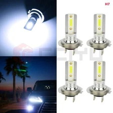 4pcs H7  LED Headlight Bulb Kit Hi Low Beam 40W 7000LM Super Bright 6000K White