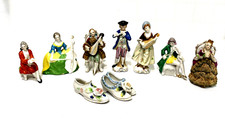 LOT Antique Hand Painted Made In Occupied Japan Victorian Colonial Figurines