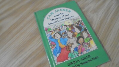 Mystery of the Stolen Corn Popper by David A. Adler (1986, Hardcover)