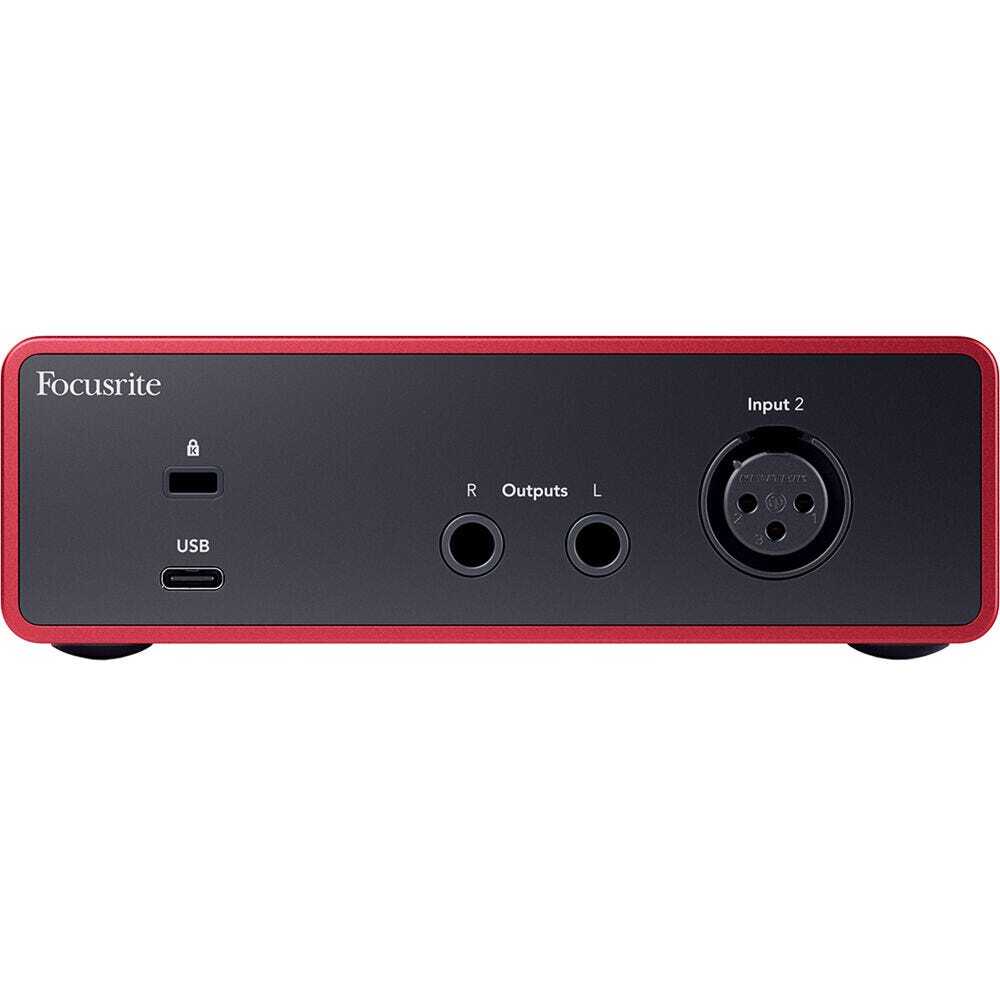 Focusrite Scarlett Solo 4th Gen USB Audio Interface - Red