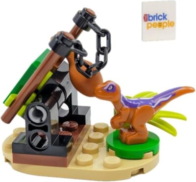 LEGO Jurassic World: Dino Trap with Baby Raptor and Bait