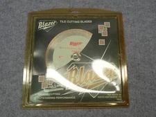 BLAZER TILE CUTTING DIAMOND BLADE, 6" PREMIUM WET CUTTING TILE, P/N B-300 SH-25