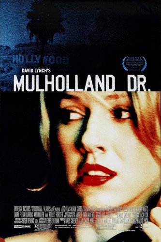 MULHOLLAND DR. DRIVE MOVIE POSTER 2 Sided ORIGINAL Ver A VF 27x40 NAOMI WATTS