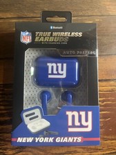 SOAR NFL Bluetooth True Wireless Earbuds with Charging Case NY GIANTS