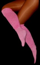 Slouch Knee Socks Pink Warm long Hooters Uniform workout Soccer running lingerie