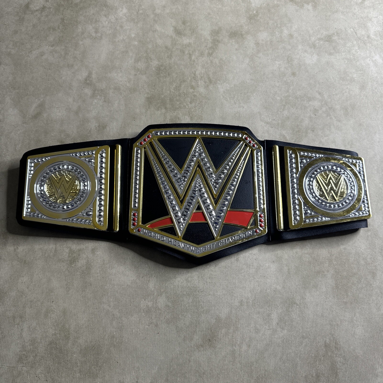 WWE World Heavyweight Champion Belt Replica 2014 Mattel Kids Toy Wrestling Title