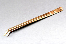 Copper Tweezers Curved Copper Tongs for Jewelry Pickling Tweezer 8-1/2" Bent Tip