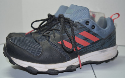 Adidas Performance Galaxy Trail Running Shoes Womens Size 8 1/2 Gray & Orange