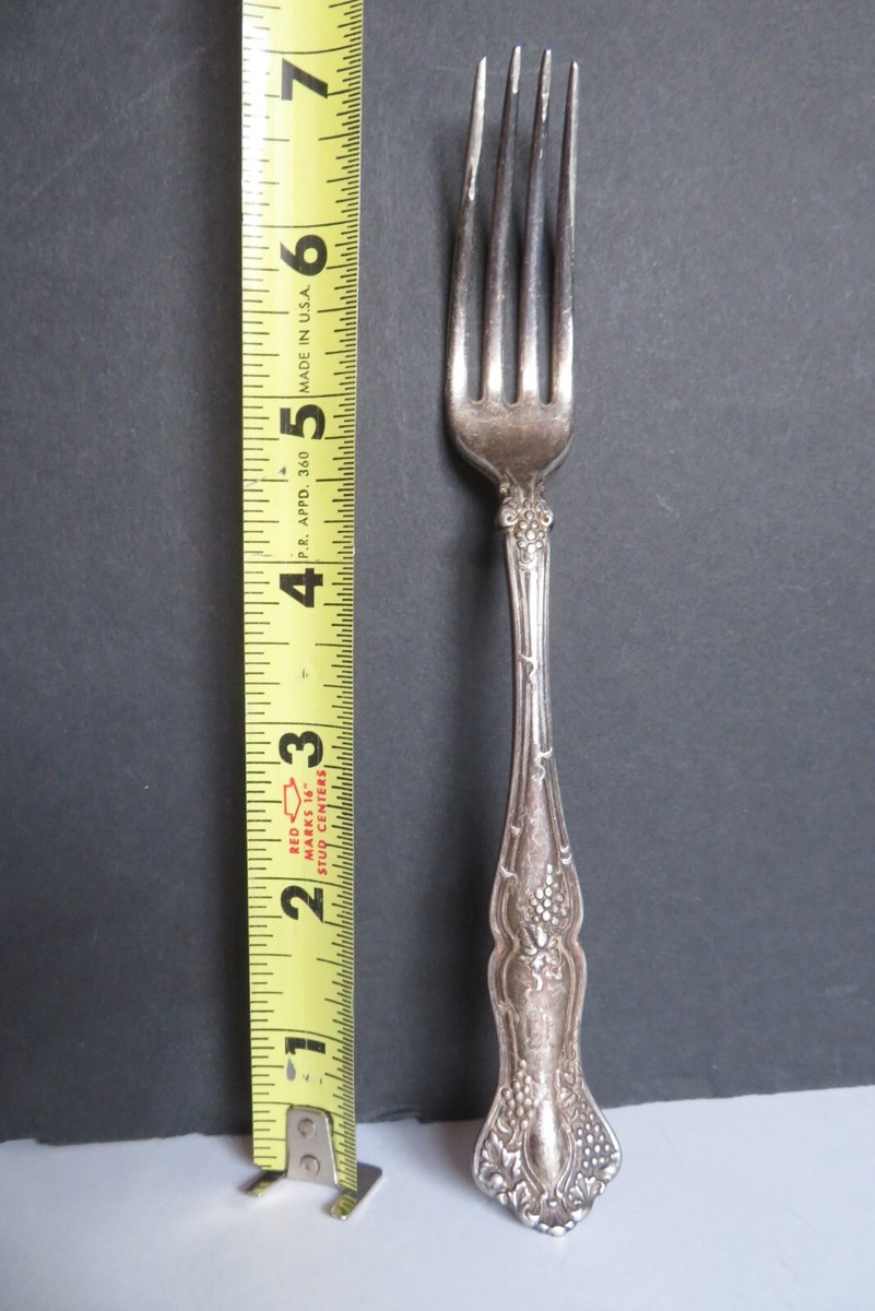 VINTAGE 1847 Rogers Bros® XS Triple *VIDEO* Large Fork Silver