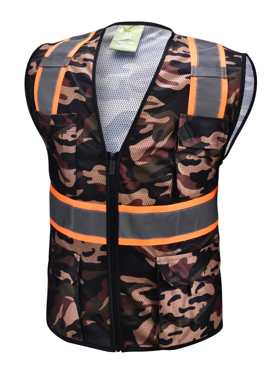 Orange camo deals safety vest