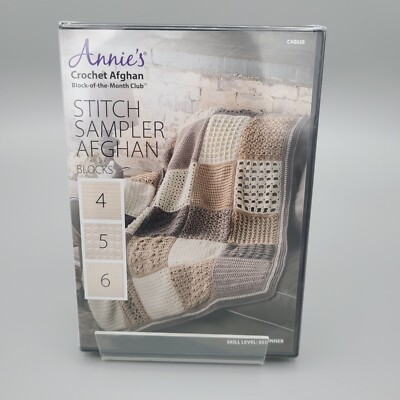 Annies Crochet Afghan Block Of The Month 2018 Craft Tutorial New