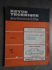 Revue technique Fiat 124