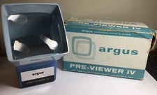 Vintage Argus Pre-Viewer IV with Original Box For 35MM & 127 SIZE COLOR SLIDES