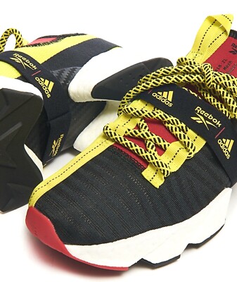 ADIDAS × REEBOK SOLE FURY BOOST 28.5 Reebok Sole Fury X Adidas Boost Black OG Red Yellow Men