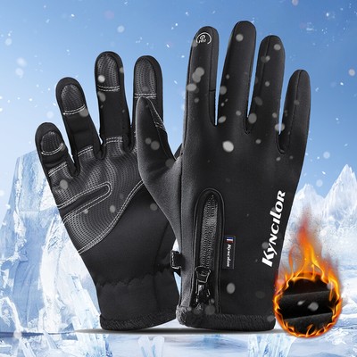 Winter Warm Gloves Waterproof Windproof Mittens for Men Women Touchscreen Finger