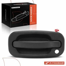Black Textured Exterior Door Handle Front Driver for Chevy Silverado 99-07 GMC
