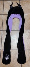 Disney MALEFICENT 3 in 1 HOOD SCARF MITTENS Plush 1 Piece