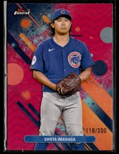 2025 Topps Finest Magenta Shota Imanaga /350 Cubs #87