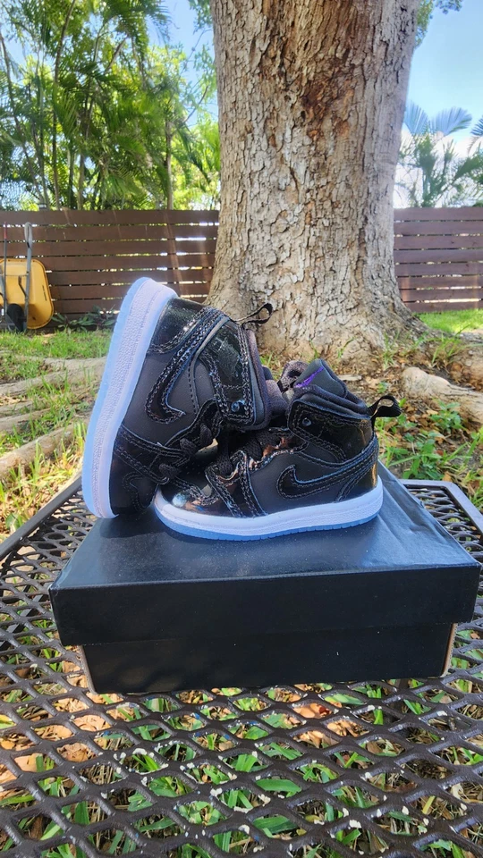 Jordan 1 средний SE (TD) размер 4C черный/темный Concord белый DV1338-004 пространства джем новый - Изображение 3 из 4