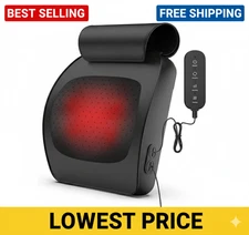 Neck Back Massager Heat Deep Tissue Pain Relief Pillow