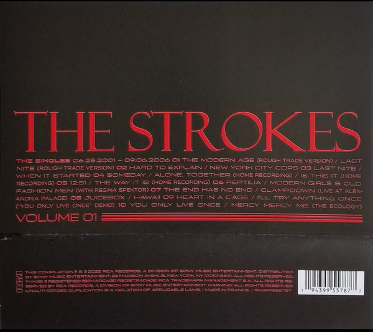 The Strokes - The Singles-Volume 01