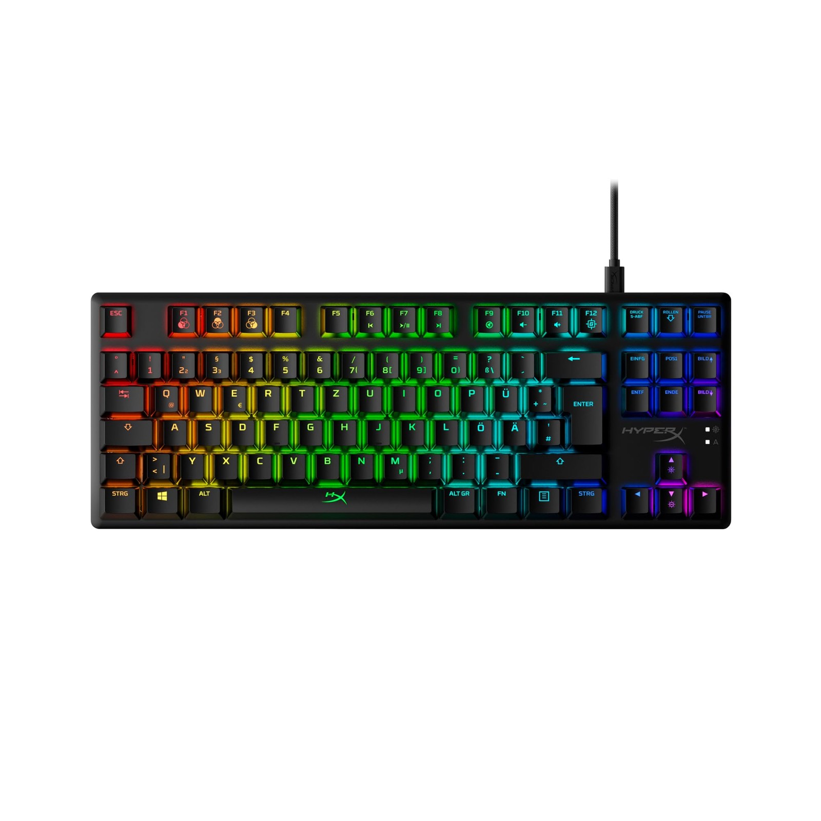 Clavier gaming mécanique RGB compact pour libérer l'espace de la souris