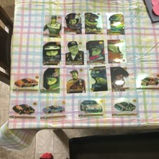 Action Packed NASCAR Embossed Sports Trading Card Lot 15 Cards