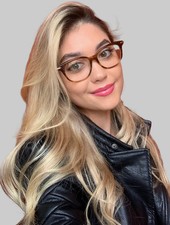 New DITA DRX 335B Havana 52mm 52-17-140 Oversize Women's Eyeglasses Frame Japan
