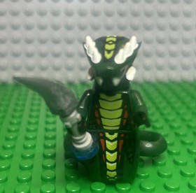 LEGO Ninjago Acidicus Minifigure Rise of the snakes Part njo0066 Set 9450 Green