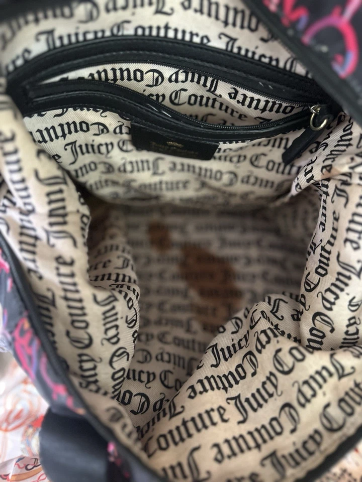 Нейлоновый рюкзак Juicy Couture черный и розовый - Изображение 3 из 4