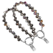 2 Pcs Phone Bracelet Strap Wristlet Beaded Mobile Charms for Women