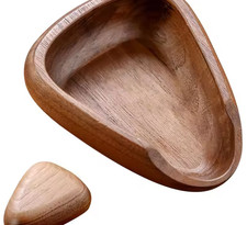 Coffee Beans Dose Trays Solid Wood Walnut Bean Shovel Scoops Measure Tea
