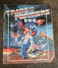 Transformers Panini Sticker Album 231/256 90.2% Complete 1986 CANADA VERSION 