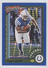 2022 Panini Classics Legends Timeless Tributes Light Blue /125 Reggie Wayne 2qw