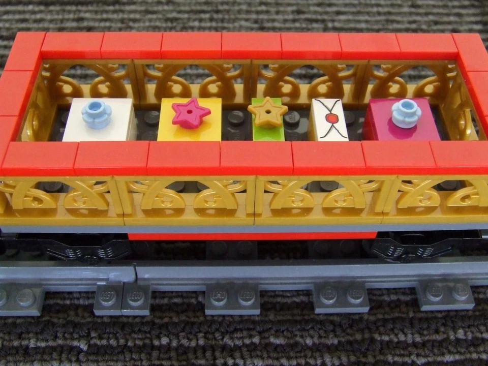 Christmas Holiday Tree Train Built w/ New Lego Bricks Fits 10173 10254 Sets MOC - Image 2 of 2