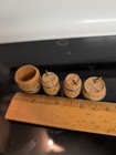 Miniature Barrel Kegs Cast Resin Set Of 3 Large One Opens — photo 3