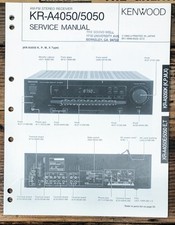 Kenwood KR-A4050 KR-A5050 Receiver Service Manual Original 