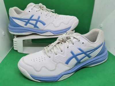 ASICS Womens Gel-Dedicate 7 Tennis  White Blue Shoes size 10