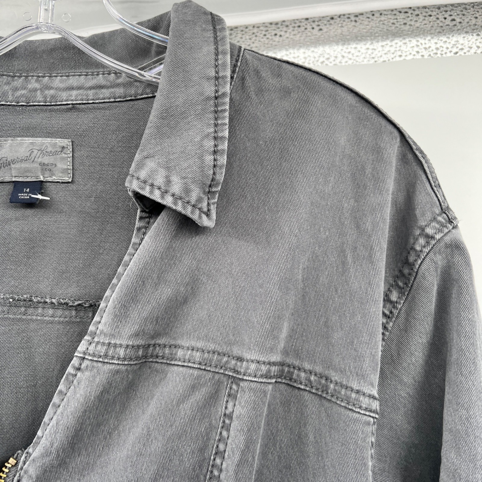 Universal Thread Utility Jumpsuit Collared Long S… - image 4