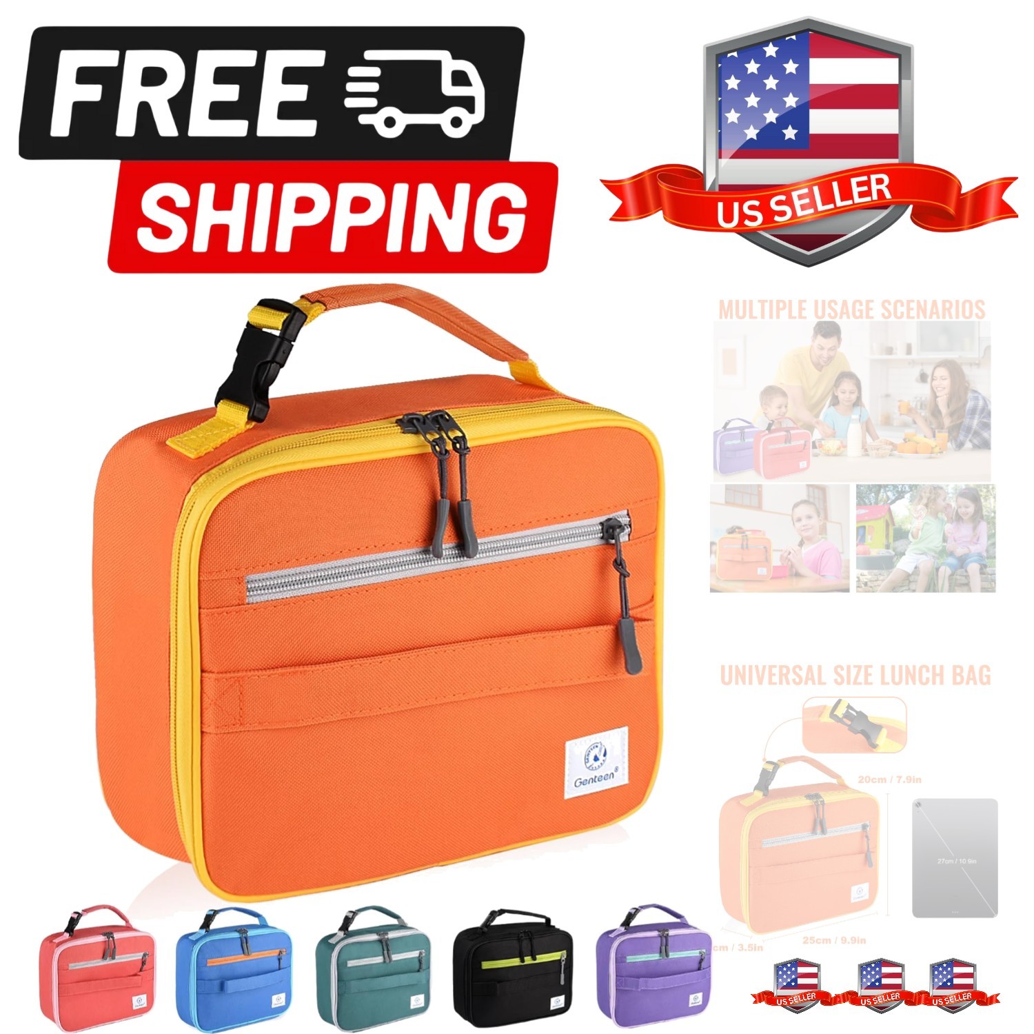 Lunch Bag For Kids Girls,insulated Lunch Bag Women,reusable 