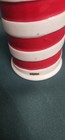 Vintage Ceramic Barber Pole Razor Blade Bank — photo 3