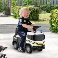 Kids Ride On Push Car Licensed SCANIA Construction Truck Toy-White