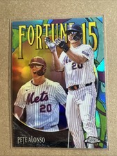 2025 Topps Chrome Update Pete Alonso Fortune 15 Insert #F15-9