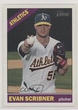 2015 Topps Heritage High Number Evan Scribner #668 0t2