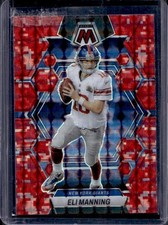 2023 Panini Mosaic Eli Manning Camo Red Mosaic #179 Giants