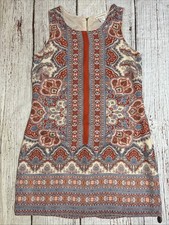 Artisan NY Women’s Dress Size 2 MultiColor Sleeveless Shift Dress