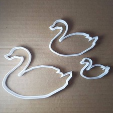 Cortador de galletas con forma de ganso y pato cisne animal galleta pastelería fondant afilado