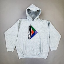 Vtg 90s Discus Athletic Pacific Beach Washington Hoodie Sweatshirt USA Made XXL